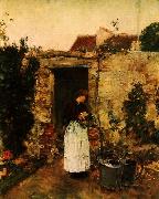 Childe Hassam The Garden Door France oil painting reproduction